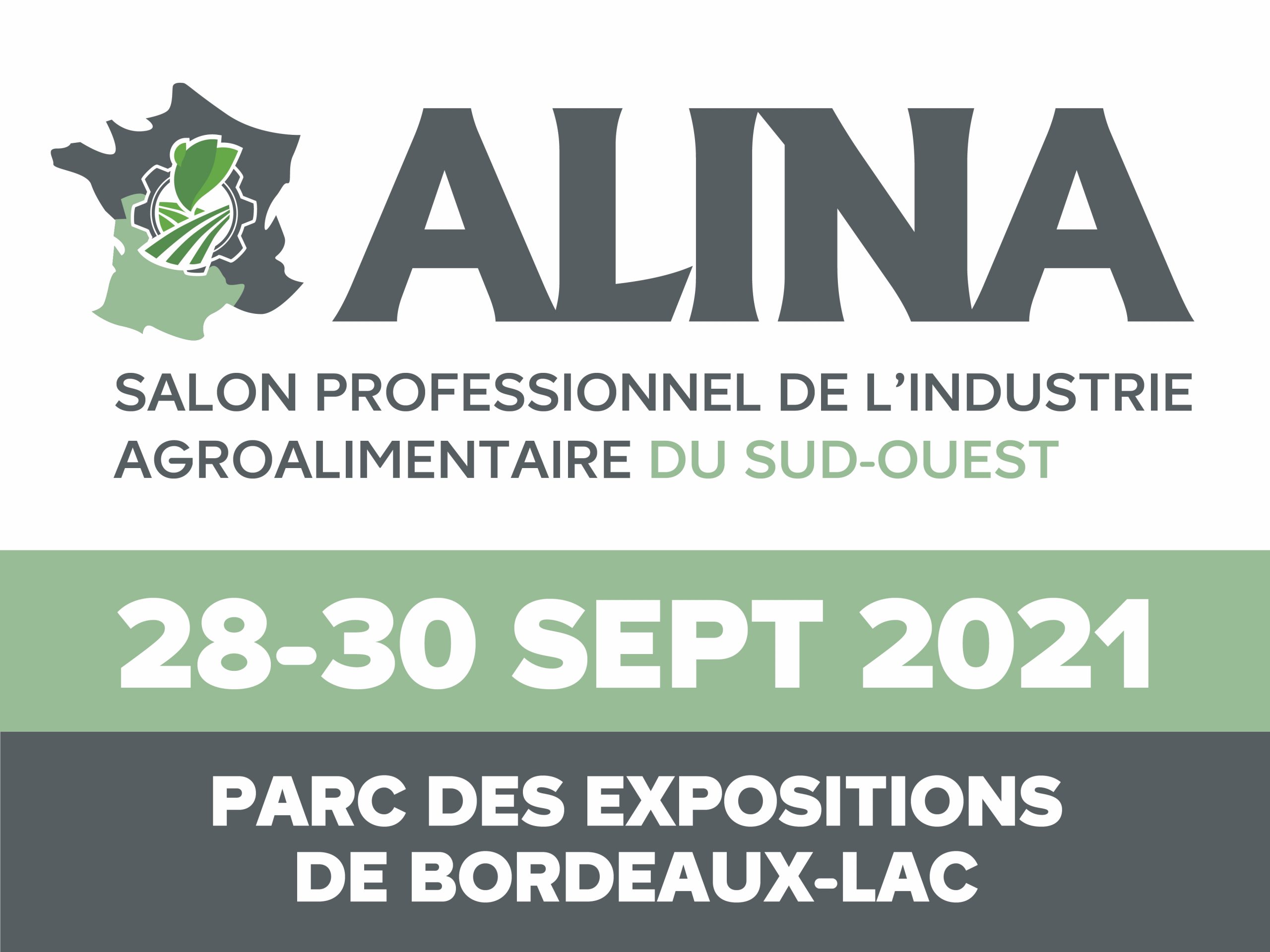 Annonce participation Logopak au salon agroalimentaire Alina 2021 Bordeaux-Lac