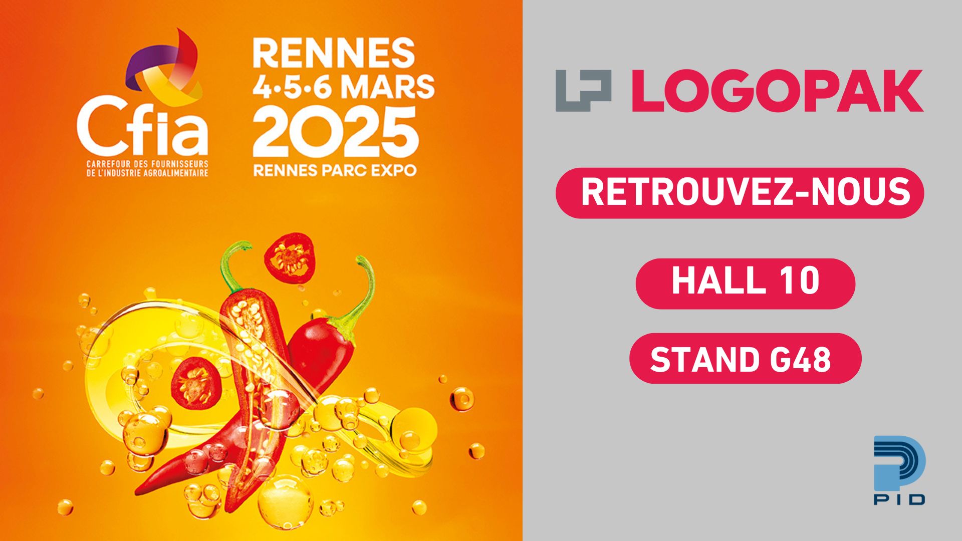 Logopak au Salon agroalimentaire CFIA à Rennes 2025